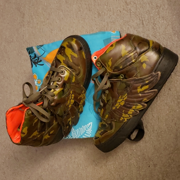 Adidas Jeremy Scott JS Camo Wings Sneakers NWOT - Picture 9 of 14